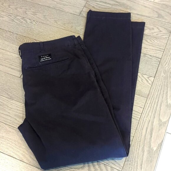 Men's Paul Smith Eggplant Purple Chinos - Size 32R In Excellent Condition - Picture 6 of 8